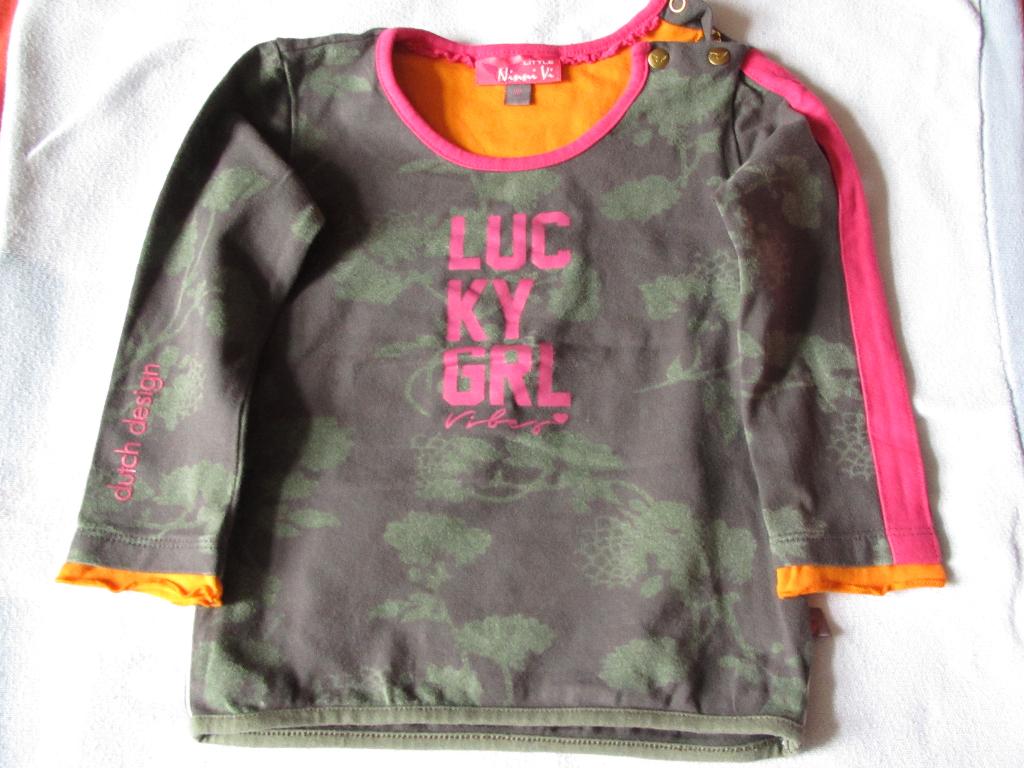 Ninni Vi Shirtje 92, Kinderen en Baby's, Kinderkleding | Maat 92, Meisje, Ninni Vi, Ophalen of Verzenden, Zo goed als nieuw