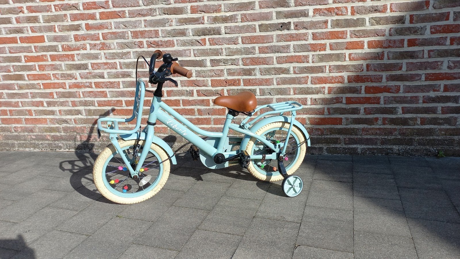 meisjesfiets 14 inch, Fietsen en Brommers, Ophalen, Gebruikt, 14 inch of minder, Handrem