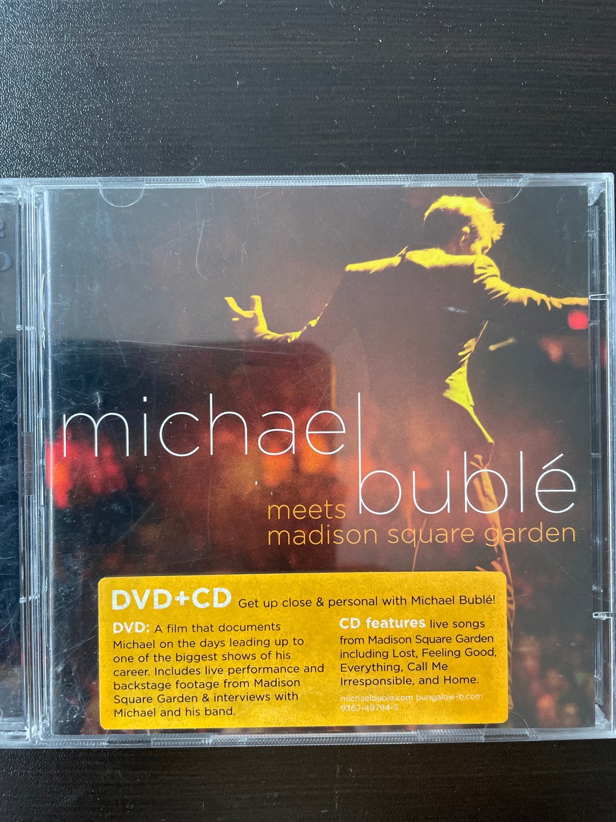 Michael Bublé - Meets Madison Square Garden DVD+CD, Inclusief DVD, Pop, Ophalen of Verzenden, Zo goed als nieuw