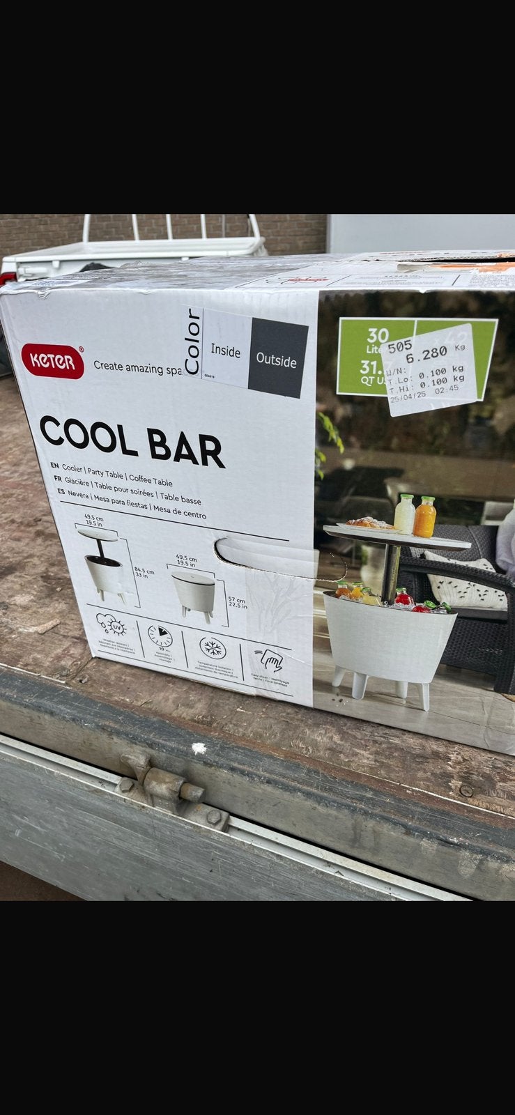 Nieuwe coolbar, Ophalen, Nieuw