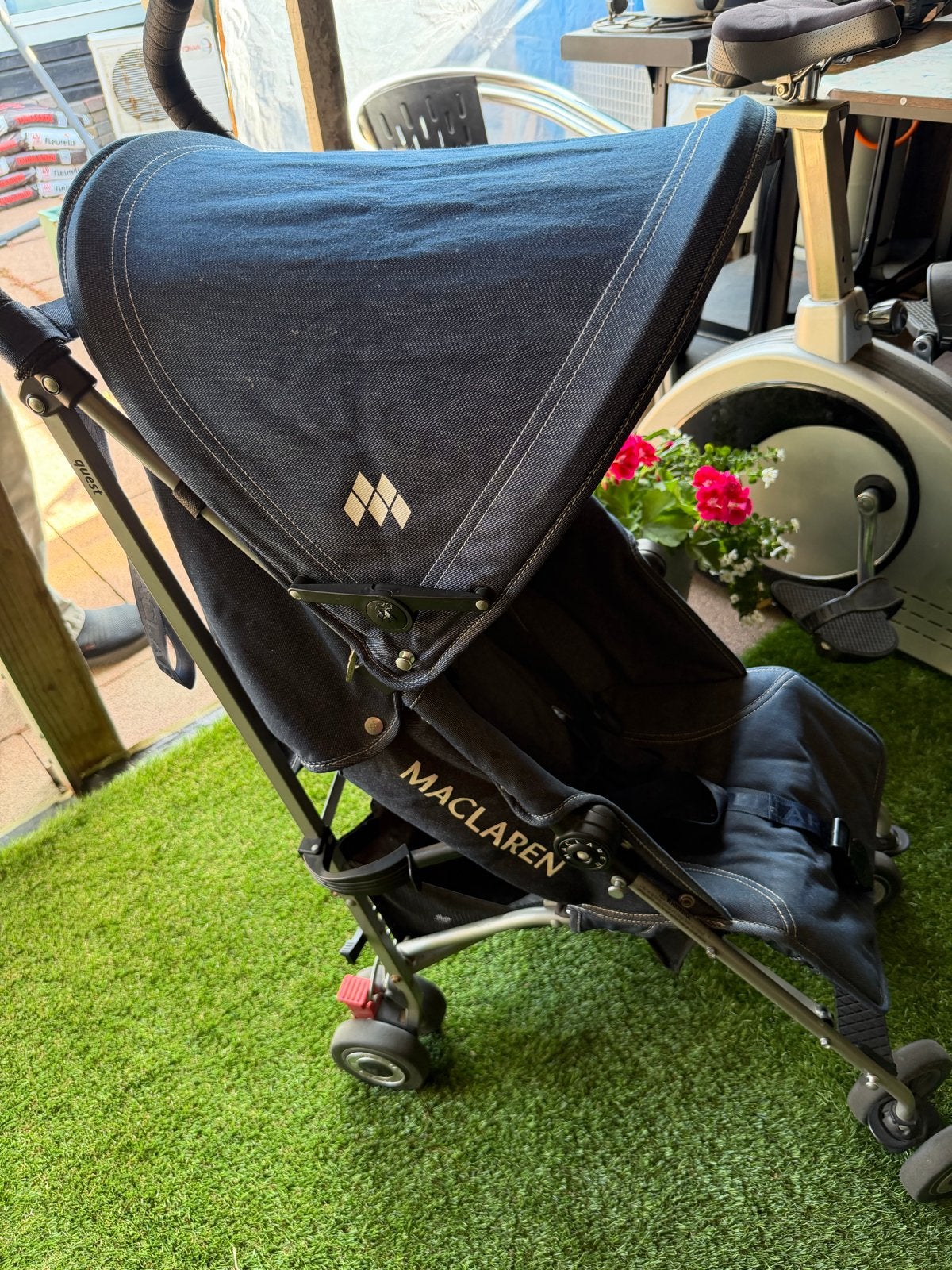 Mooie Maclaren buggy - Ideaal voor onderweg!, Ophalen of Verzenden, Gebruikt, Maclaren, Verstelbare rugleuning