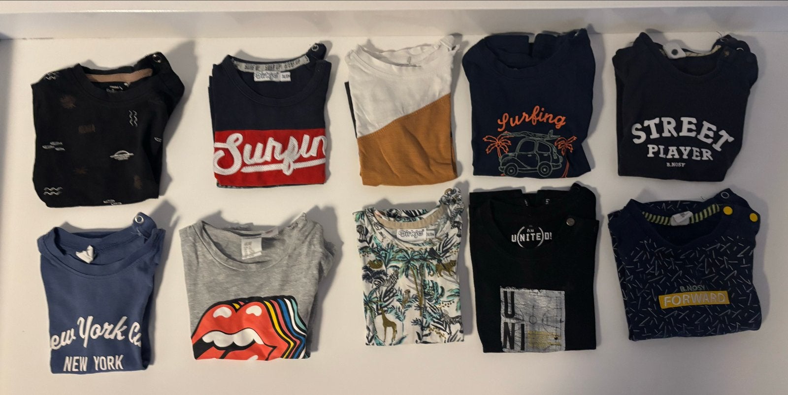 10x shirts voor jongens, Ophalen of Verzenden, Gebruikt, Jongetje, Shirtje of Longsleeve