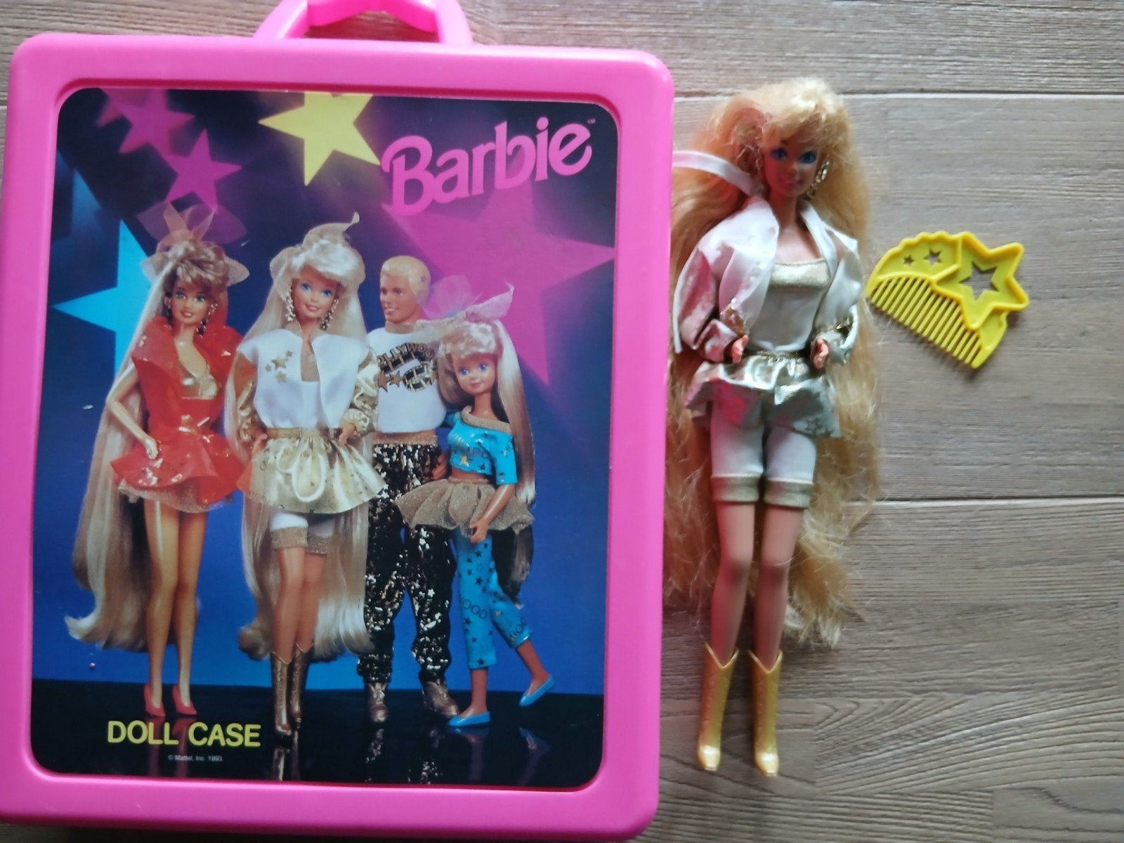 Hollywood hair Barbie Mattel 1992 + dollcase
