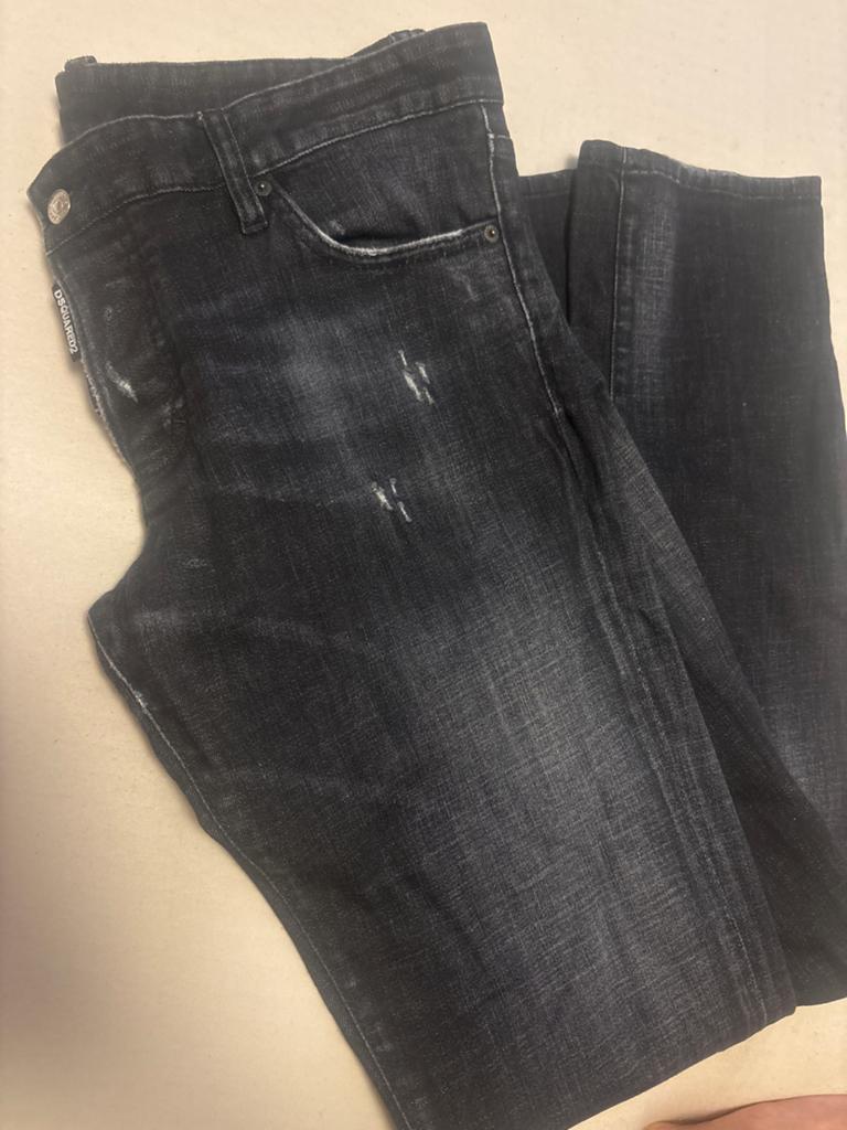 Dsquared2 spijkerbroek - Gedragen, Kleding | Heren, Ophalen of Verzenden, Gedragen, Zwart, W36 - W38 (confectie 52/54)