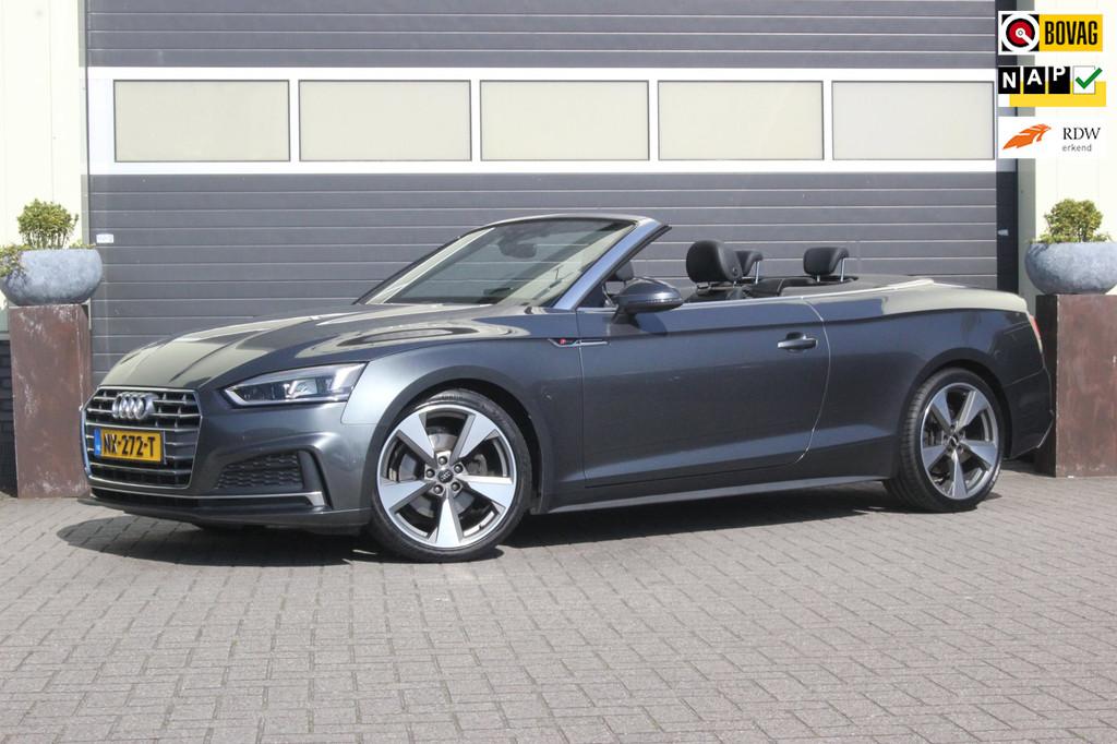Audi A5 Cabriolet 2.0 TFSI Sport S-Line | Nekverwarming |, Gebruikt, 4 stoelen, Origineel Nederlands, Bedrijf