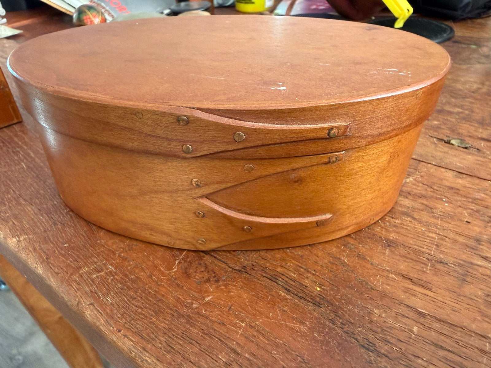 Decoratieve houten doos met deksel, Ophalen of Verzenden