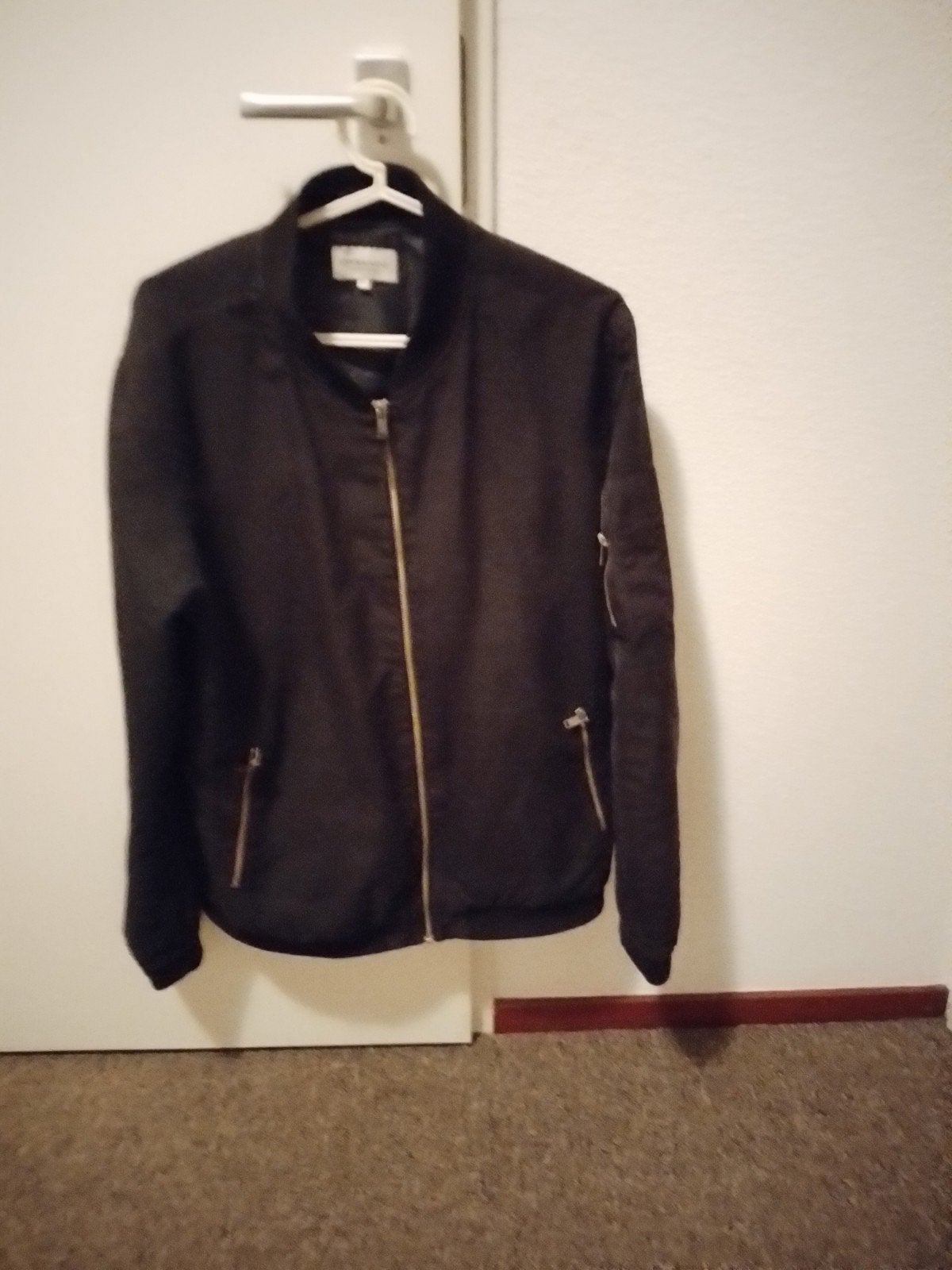 bomberjack xl, Ophalen, Zo goed als nieuw, Maat 56/58 (XL), Zwart