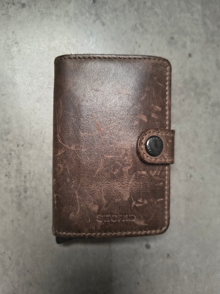 Nieuwe Secrid Miniwallet bruin – origineel, Overige merken, Bruin, Nieuw, Ophalen of Verzenden