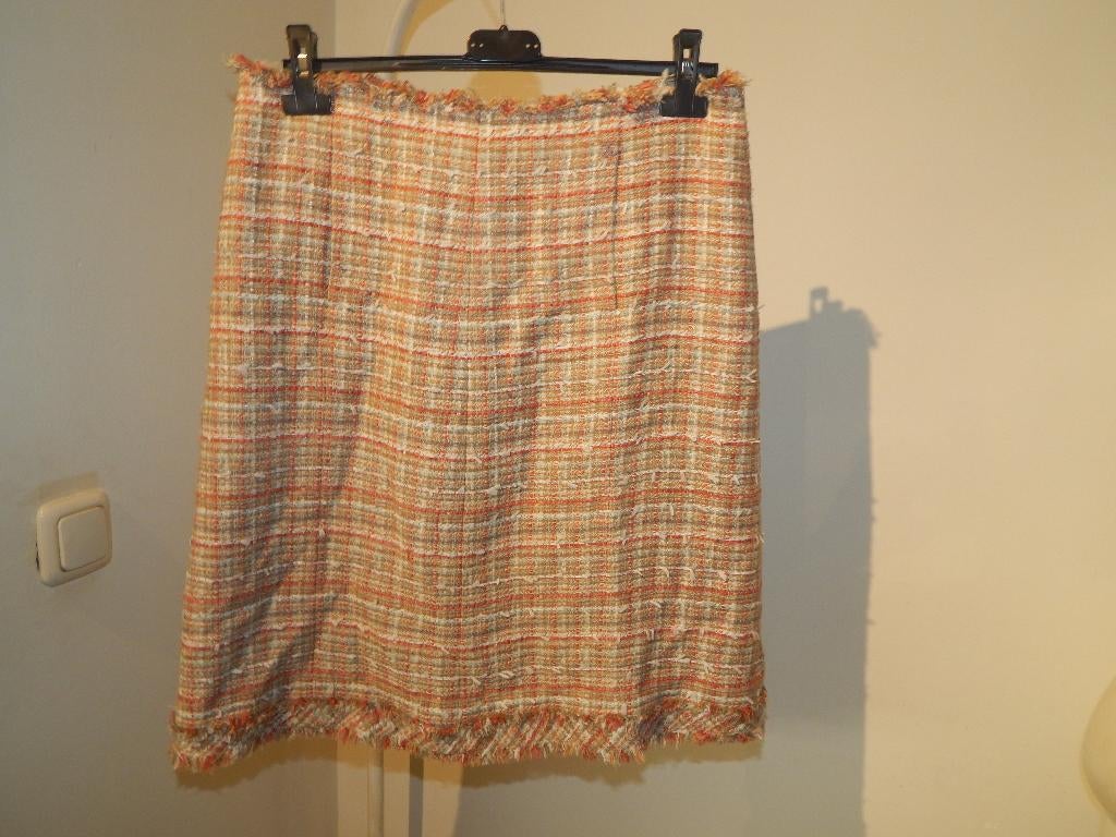 Top design rok Ch a n el tweed boucle hardware logo 40, Kleding | Dames, Maat 38/40 (M), Overige kleuren, Verzenden, Zo goed als nieuw