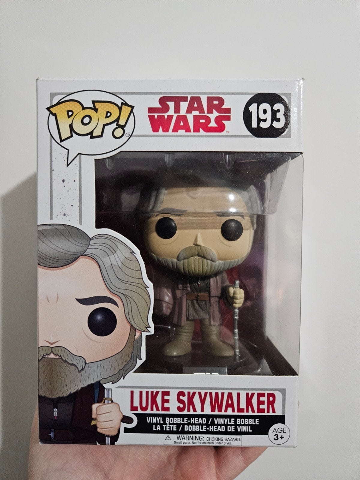 Funko pop Luke skywalker 193, Verzamelen, Poppetjes en Figuurtjes, Ophalen of Verzenden, Nieuw