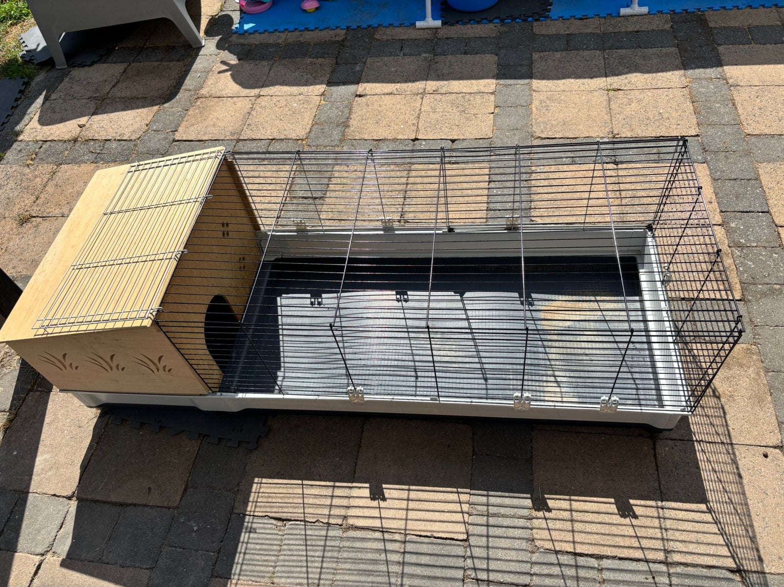 Groot knaagdieren/konijnen hok met uitbreidingsset modulair, 110 cm of meer, Zo goed als nieuw, Hamster, Hok