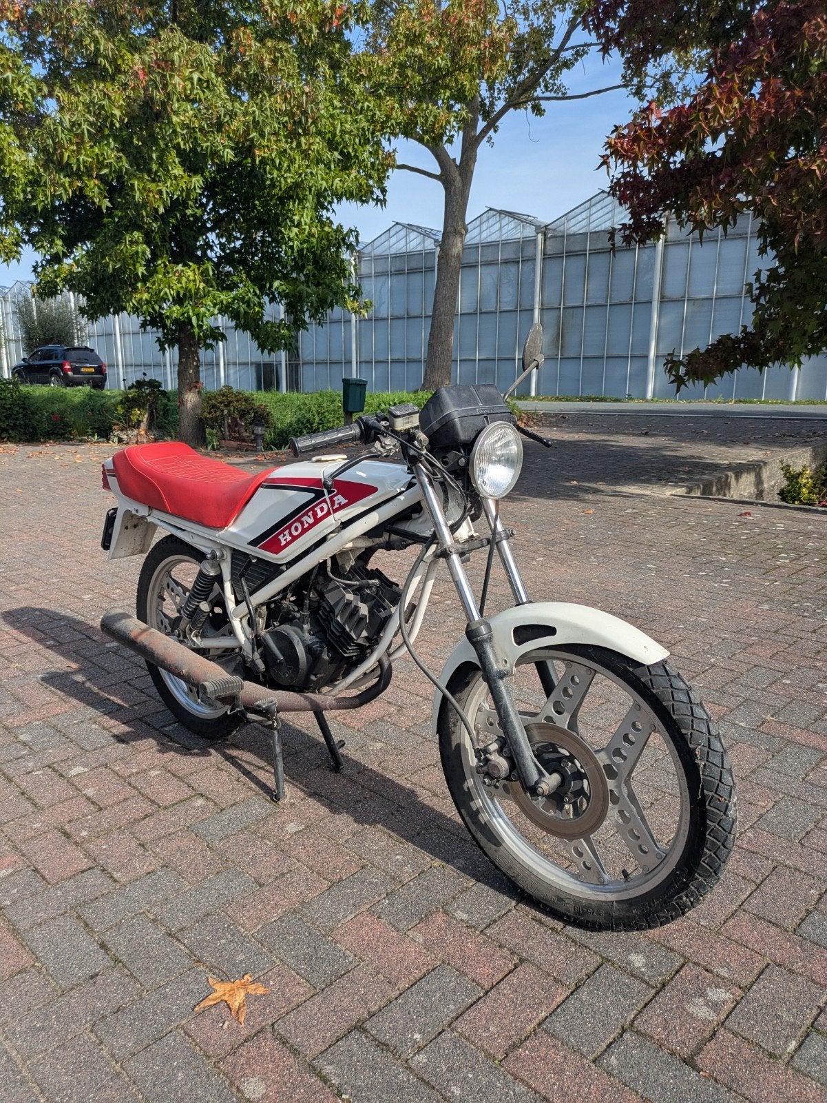 Honda MB5 met brommer kenteken 50cc 6bak hm167, Fietsen en Brommers, Ophalen, 6 versnellingen, Gebruikt, Maximaal 45 km/u