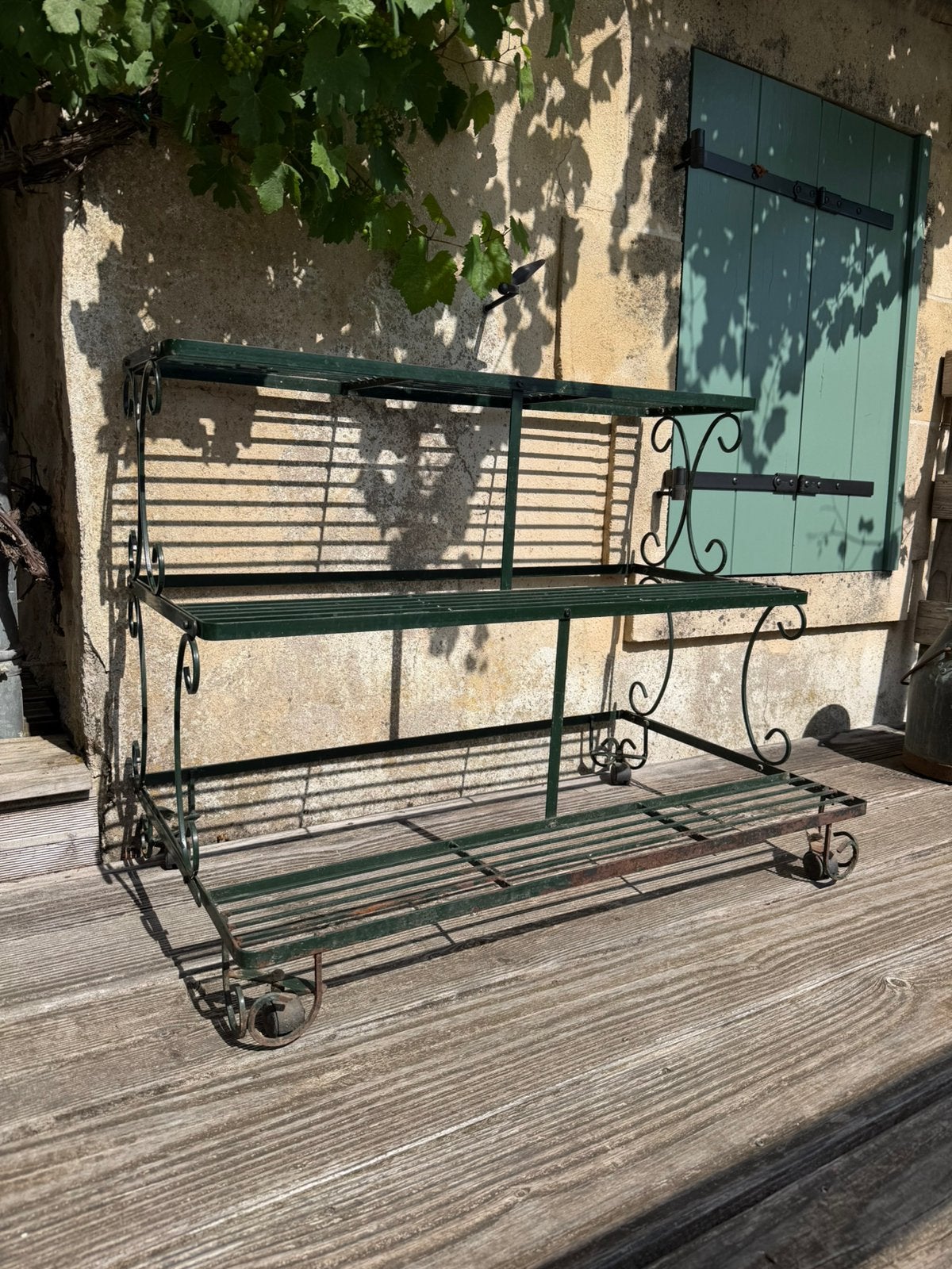 Brocant Frans rek voor buiten of binnen, Antiek en Kunst, Curiosa en Brocante, Ophalen