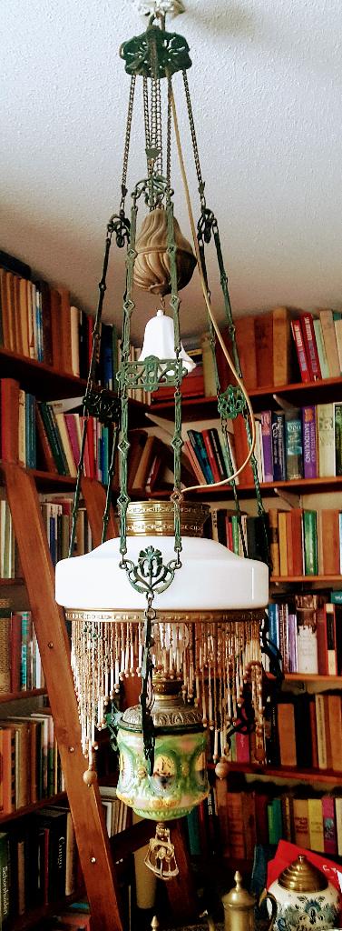 Antieke lamp, Antiek en Kunst, Ophalen