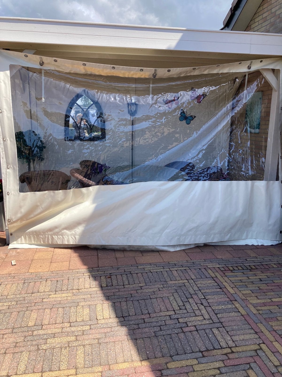 4 Verandazeilen in uitstekende staat, Ophalen, Overige typen, Minder dan 4 meter, Zo goed als nieuw