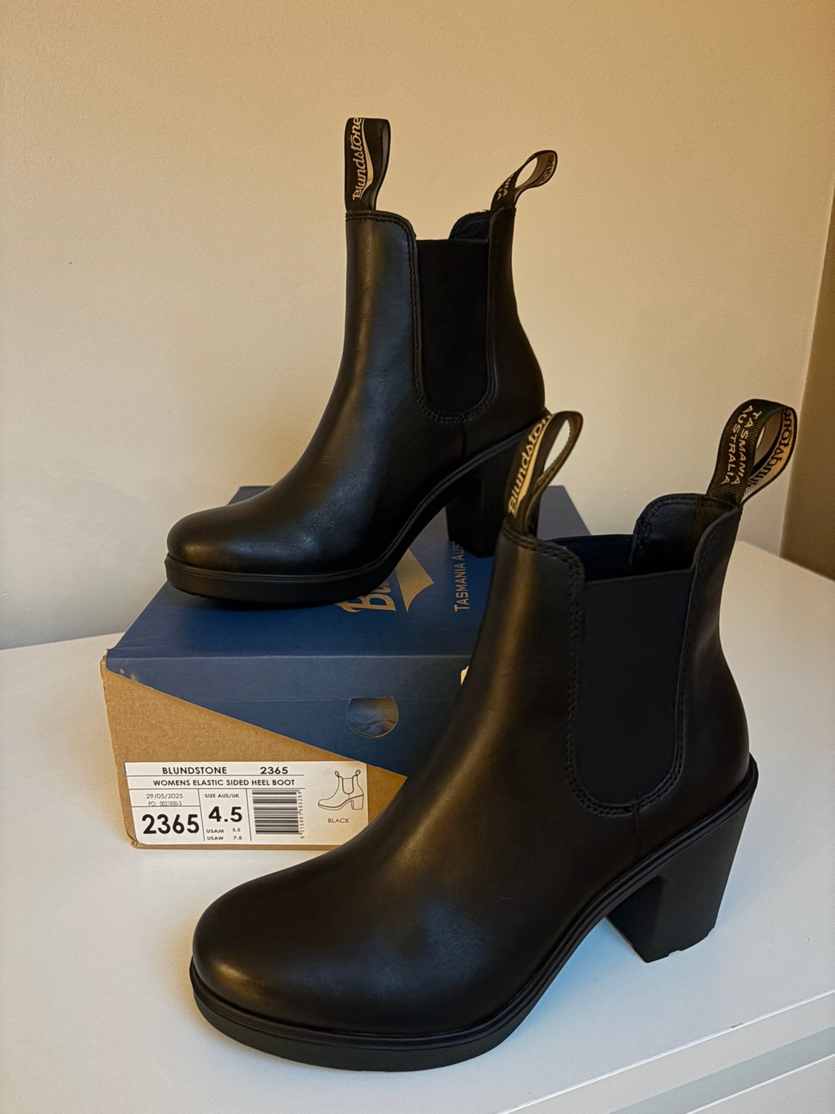 Blundstone 2365 laarzen met hak 37,5 zwart, Kleding | Dames, Schoenen, Verzenden, Nieuw, Zwart, Lage of Enkellaarzen