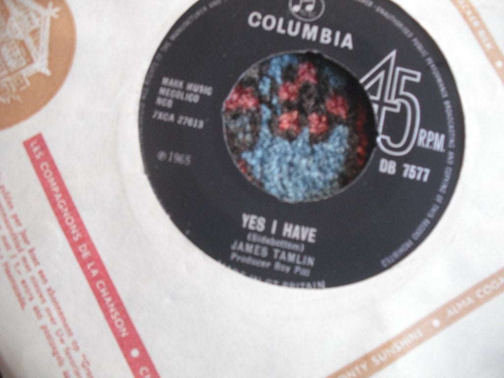 James Tamlin - Yes I Have., Cd's en Dvd's, Vinyl Singles, Ophalen of Verzenden, Zo goed als nieuw, Pop