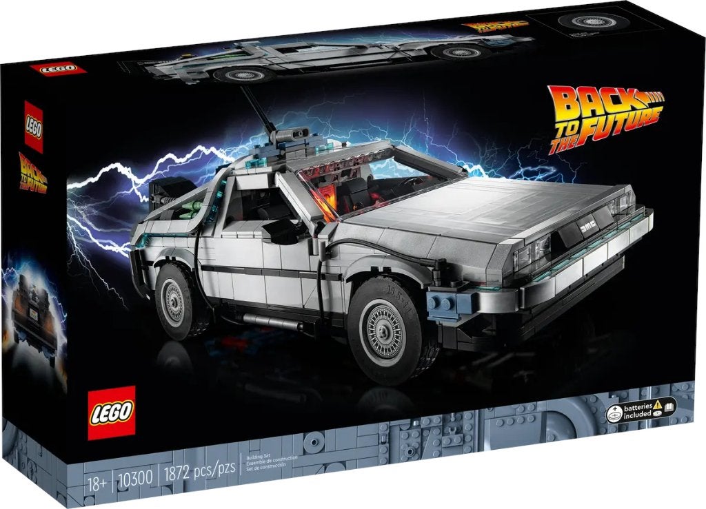 LEGO 10300 Back to the Future tijdmachine, Lego, Nieuw, Ophalen of Verzenden, Icons