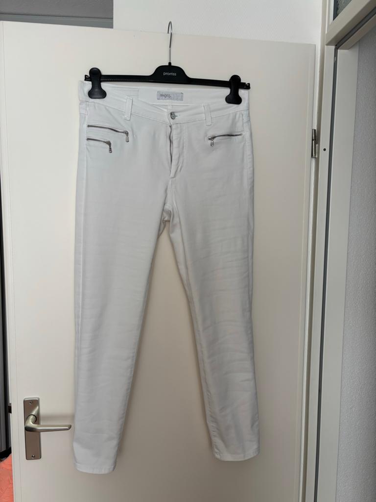 Witte 7/8 broek, merk Angels, maat 40, Maat 38/40 (M), Wit, Ophalen of Verzenden, Angels