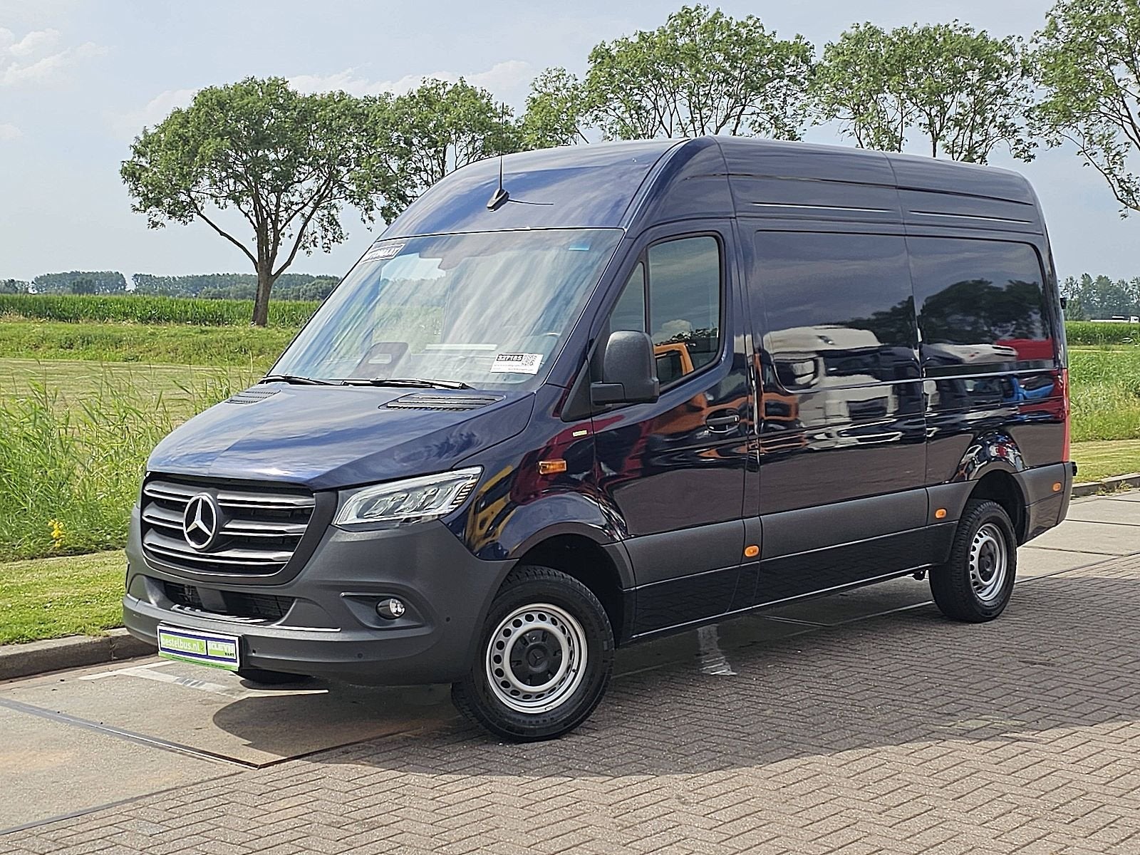 MERCEDES-BENZ SPRINTER 317 l2h2 pro mbux10 led, Automaat, Achterwielaandrijving, Gebruikt, Euro 6