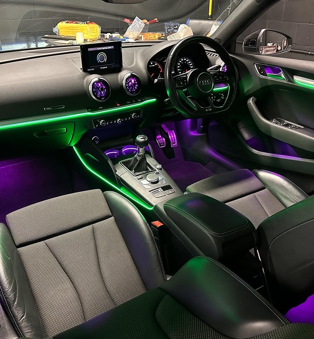 Sfeervolle LED-interieurverlichting voor auto's, Auto diversen, Ophalen of Verzenden