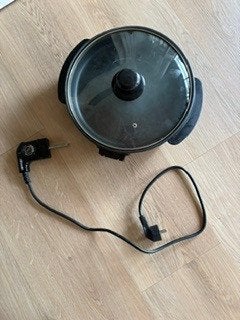 elektrice pan om te bakken en warm te houden, Ophalen, Zo goed als nieuw, Geschikt voor barbecue, Overige merken