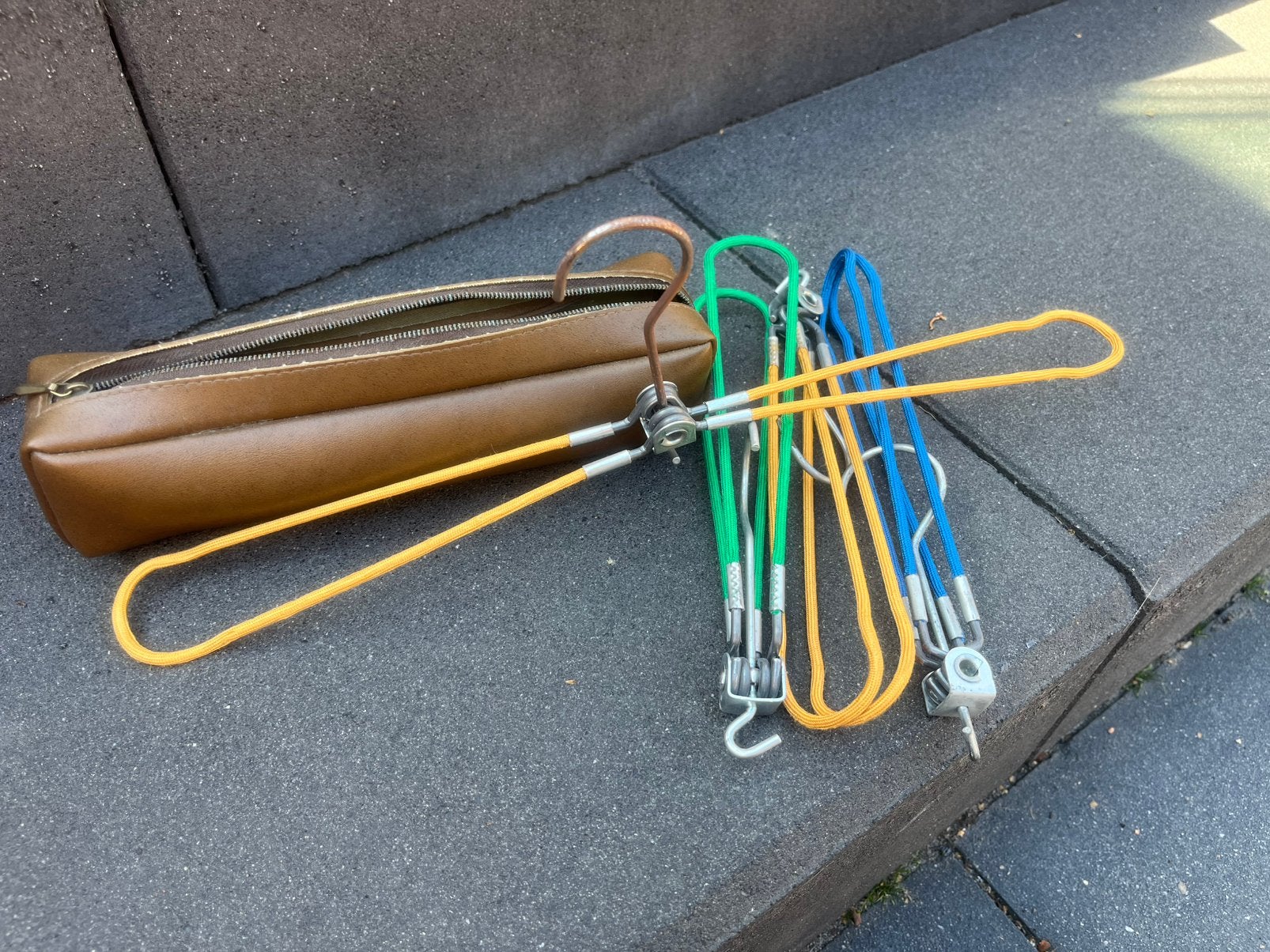 Vintage vouwhangertjes, Ophalen of Verzenden, Zo goed als nieuw, Hout
