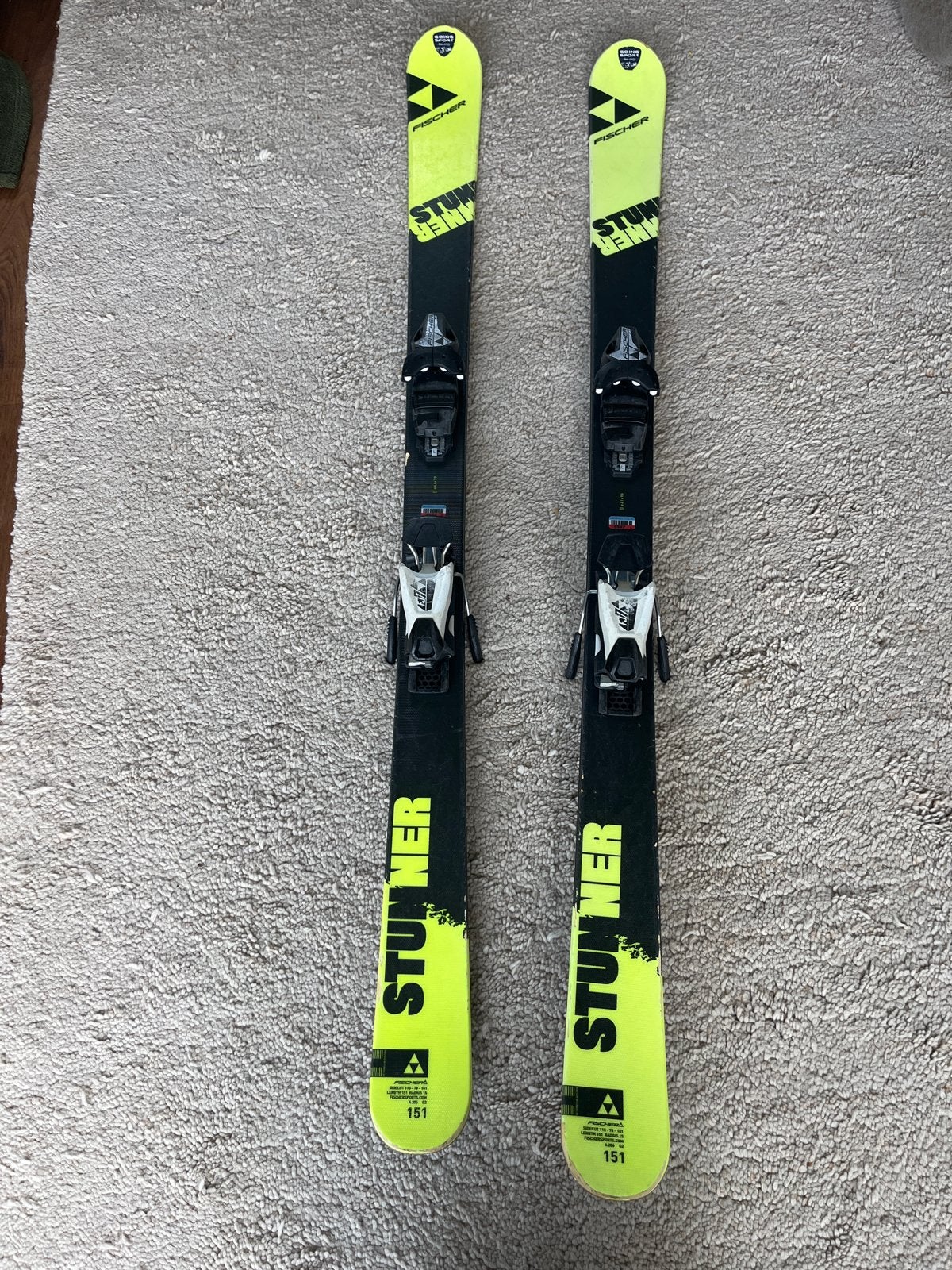 Fischer Stunner Ski's 151 cm -, Twintips, Sport en Fitness, 140 tot 160 cm, Ophalen of Verzenden, Skiën, Ski's