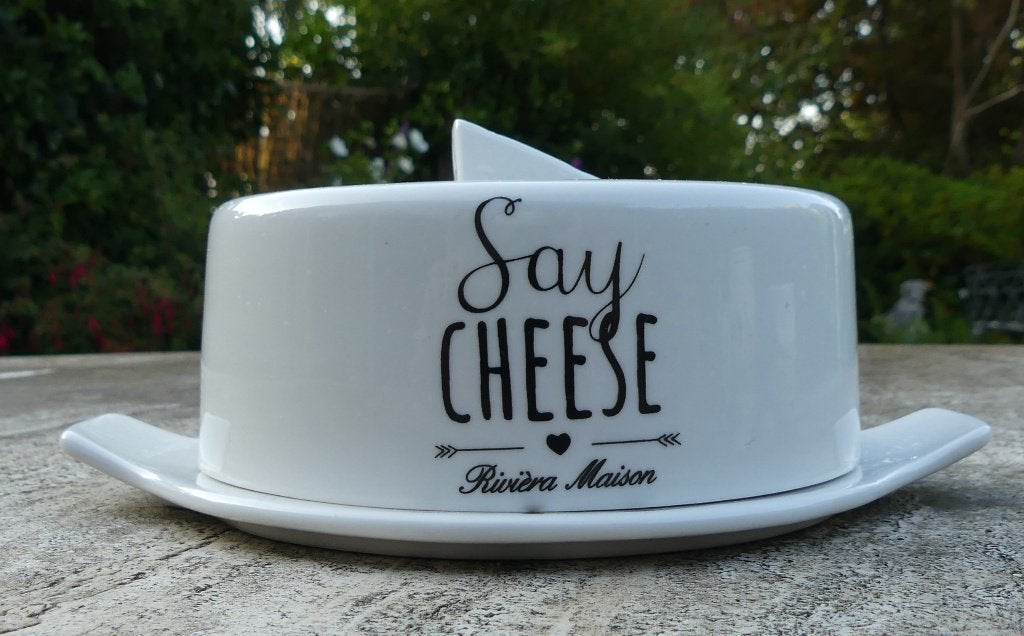 Riviera Maison Tea Serving Tray Say Cheese Cover Mokken P&Z, Overige merken, Nieuw, Ophalen of Verzenden, Modern