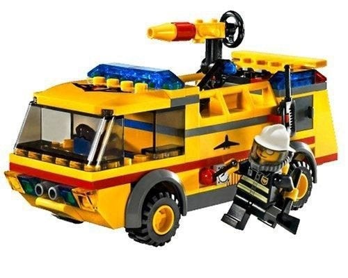 LEGO City 7891 Airport Firetruck, City, Lego, Nieuw, Complete set