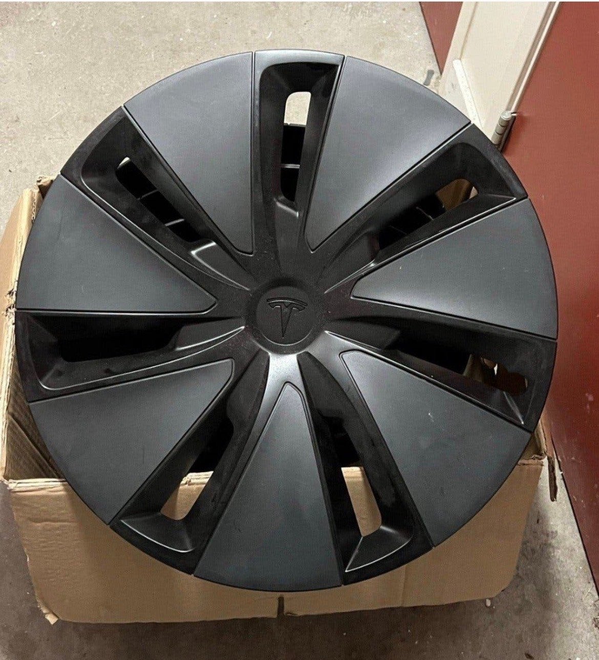 Tesla wieldoppen 18 inch (lees info), Auto diversen, Wieldoppen, Ophalen, Gebruikt