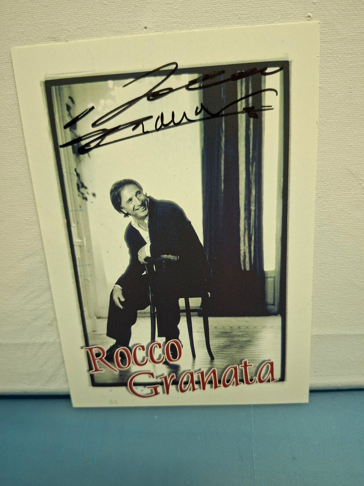 ROCCO GRANATA ZANGER-COMPONIST BELGIE2, Verzamelen, Verzenden, Nieuw, Foto of Kaart, Gesigneerd
