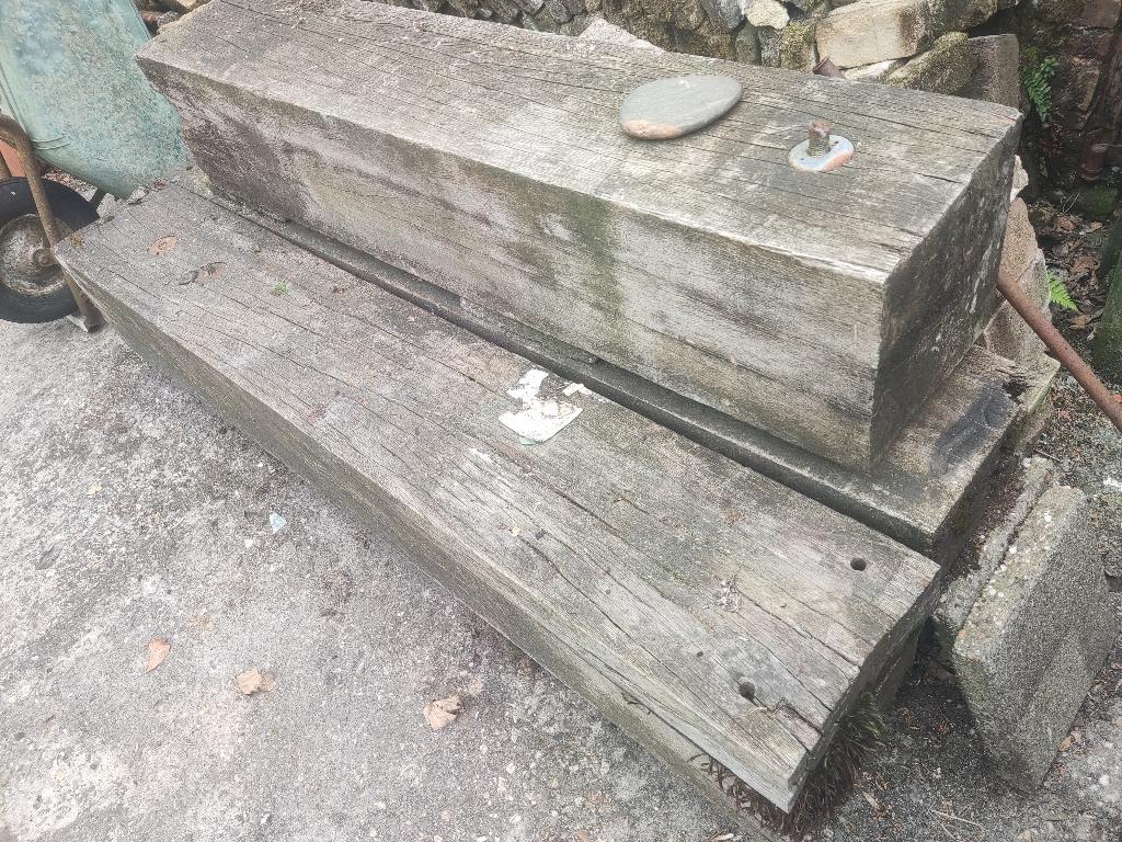 meerpalen, Ophalen, Gebruikt, Palen, Hardhout