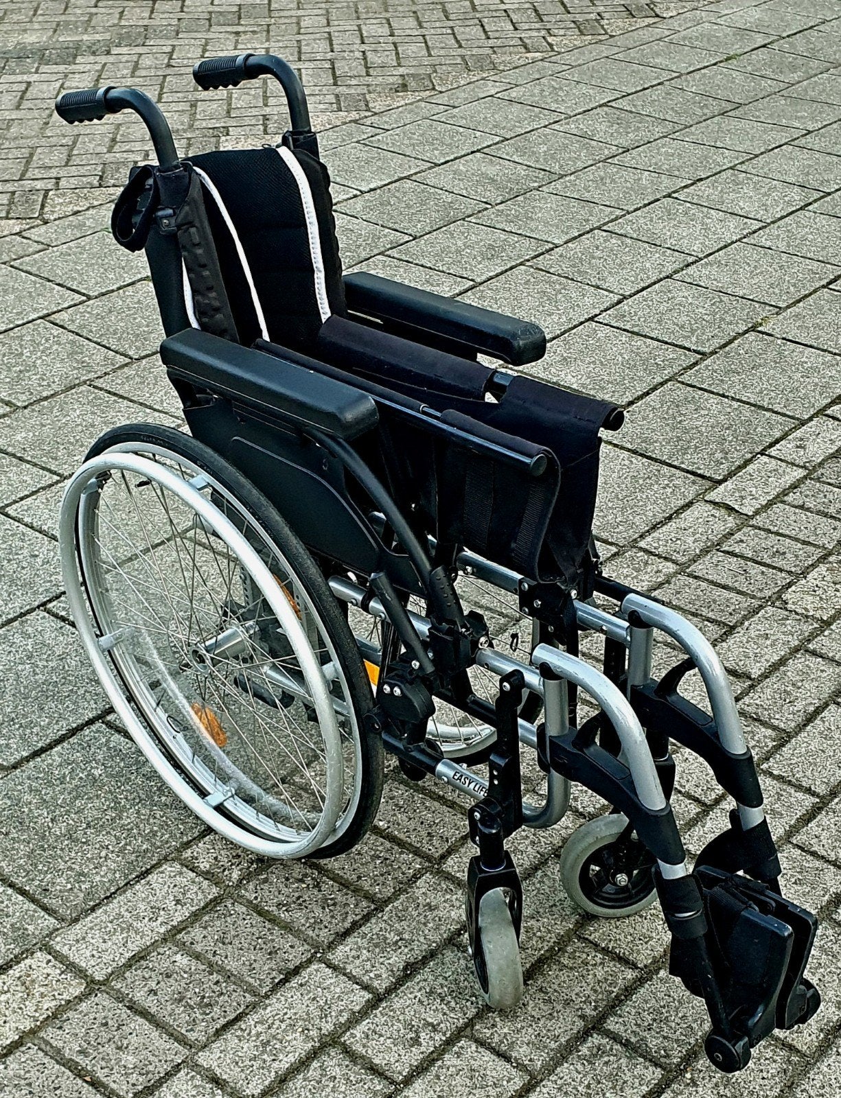 Compacte rolstoel inklapbaar merk Easylife, Diversen, Easylife, Zo goed als nieuw, Duwrolstoel, Easylife
