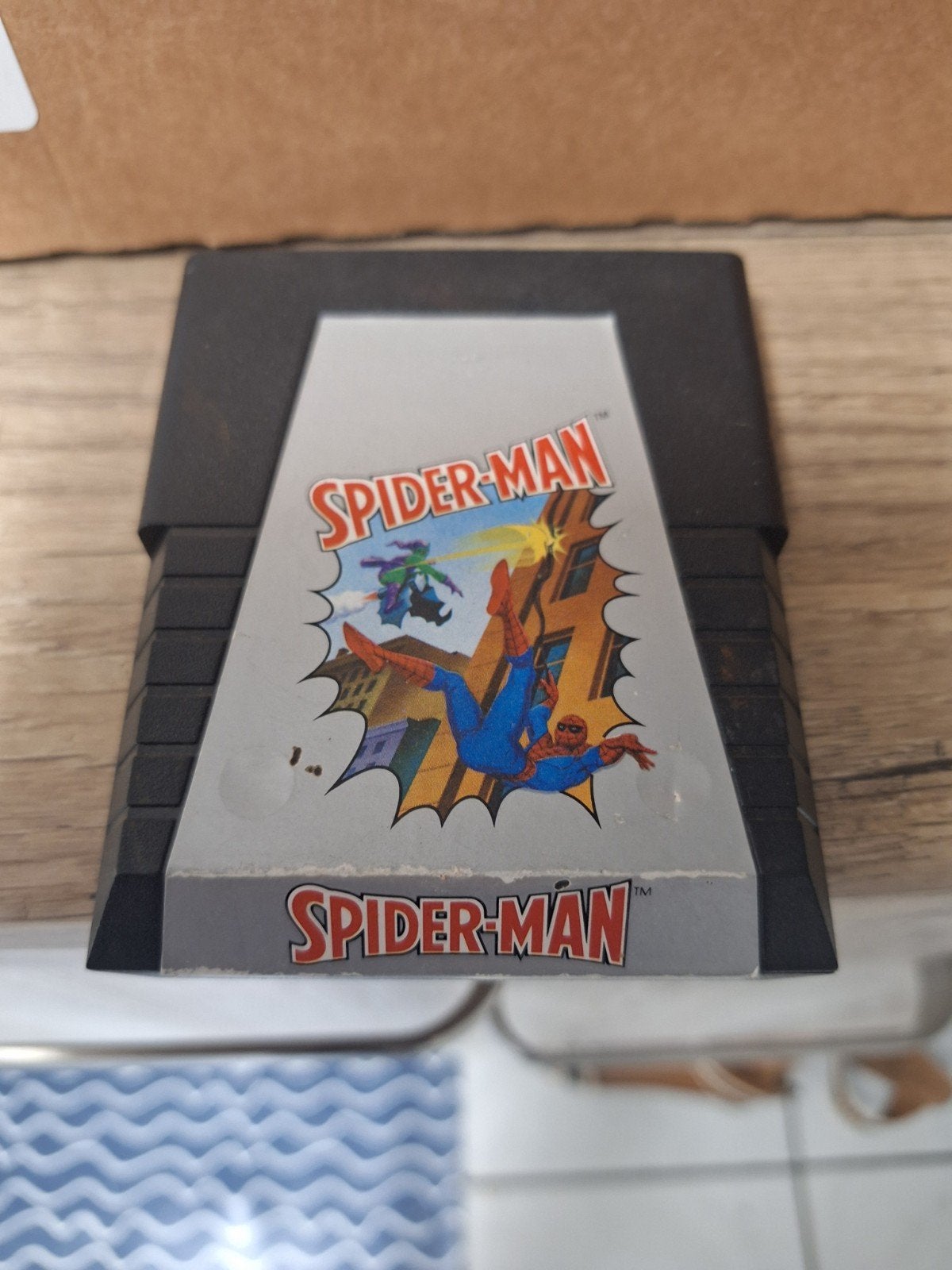 Spider-Man & Green Goblin - Atari 2600 uit 1982, Avontuur en Actie, Gebruikt, 1 speler, Ophalen of Verzenden