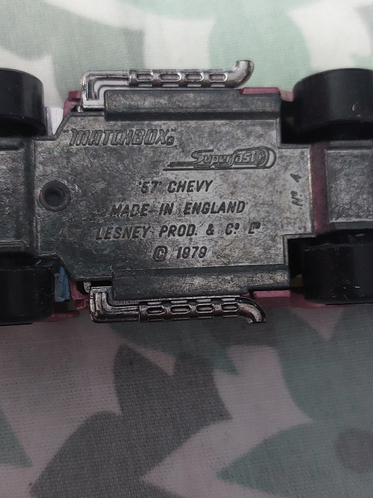 Matchbox '57 Chevy Superfast Roze - Lesney Prod. 1979, Ophalen of Verzenden, Gebruikt