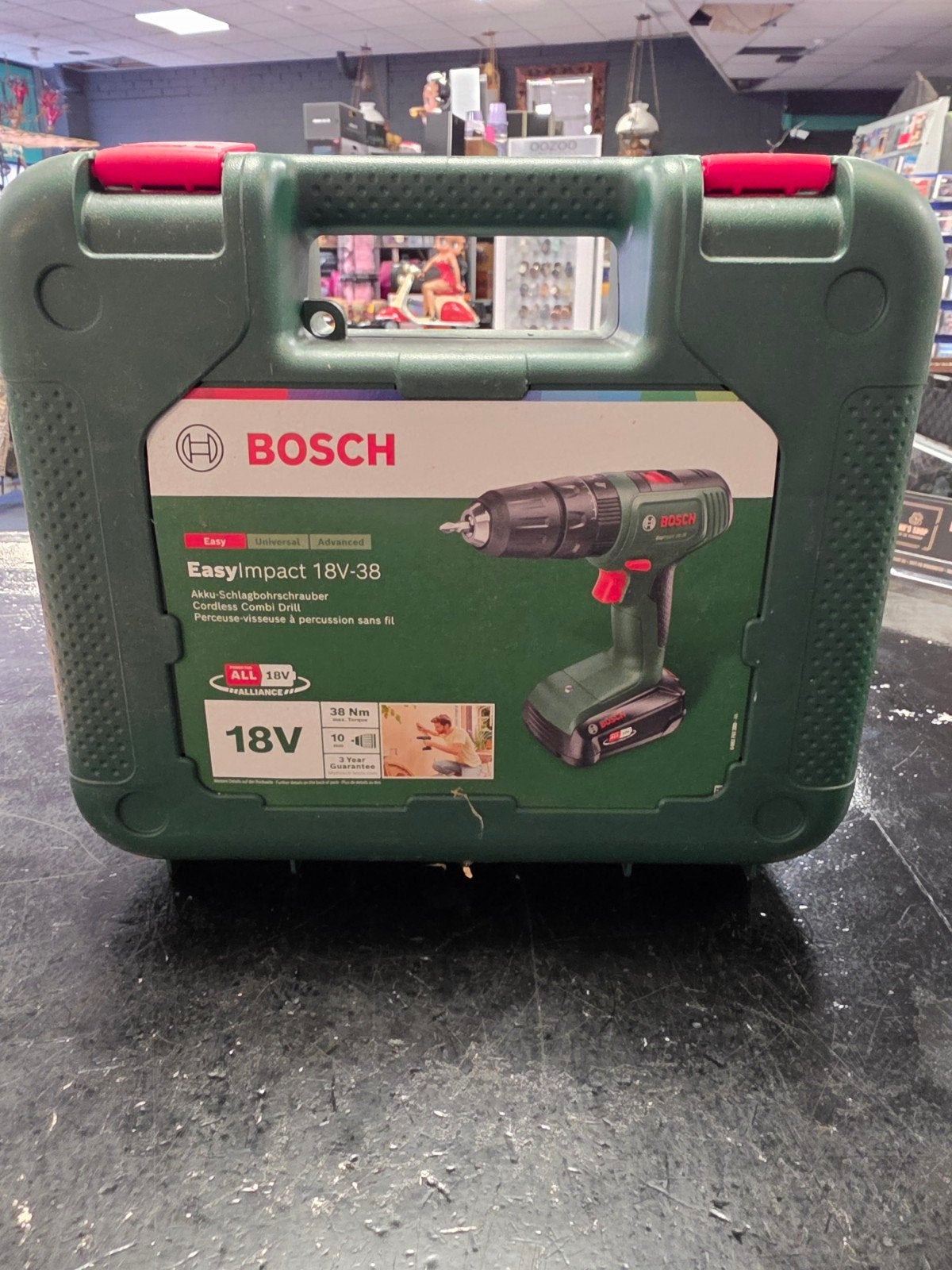Nieuwe Bosch EasyImpact 18V-38 Boormachine met Accu, Ophalen of Verzenden, X, X, X
