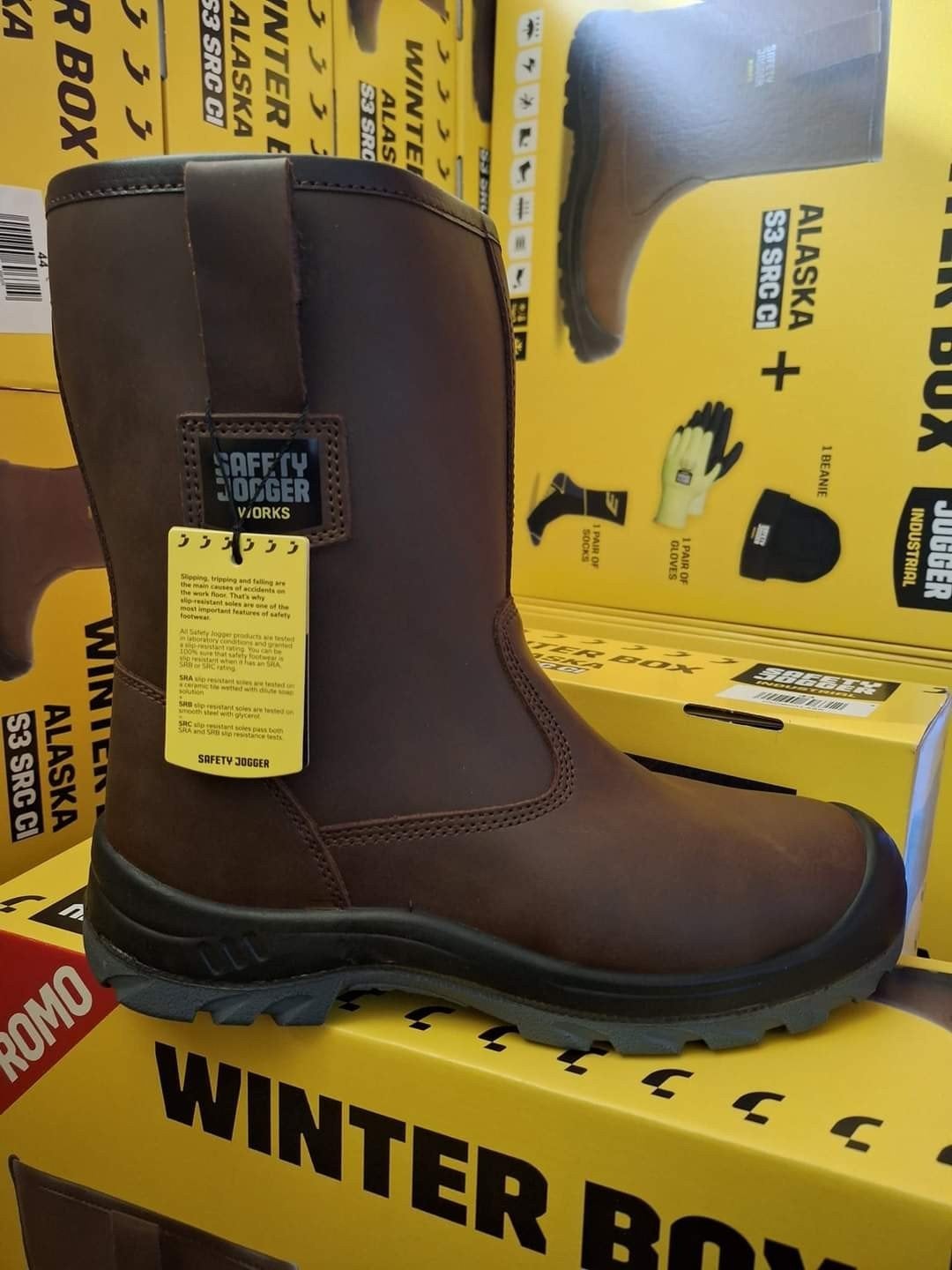winterbox werklaarzen, Bruin, ., Nieuw, Ophalen of Verzenden