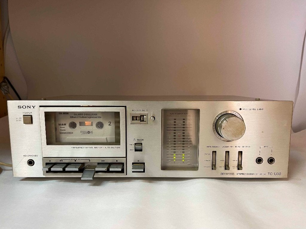 SONY TC-U30 Vintage cassette deck recorder-Hij werk goed, N, N, Enkel, Ophalen of Verzenden