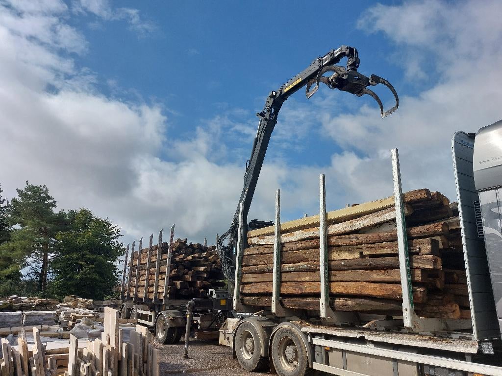 voordelige oude eiken balken  hergebruik eiken balken, Doe-het-zelf en Verbouw, Hout en Planken, Ophalen, Gebruikt, Eiken, Balk