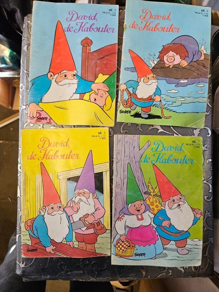 David de Kabouter stripboeken - Complete serie, Boeken, Complete serie of reeks, Ophalen, Gelezen, Rien Poortvliet