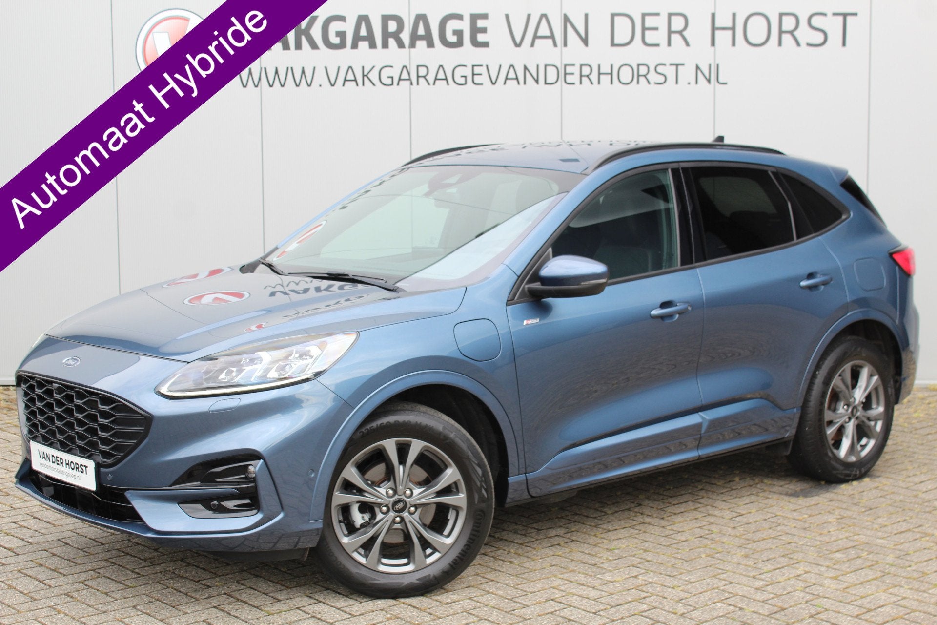 Ford Kuga 2.5-225pk PHEV ST-Line X. Hybride rijden voor een, Auto's, 12 maanden, Gebruikt, 4 cilinders, Blauw
