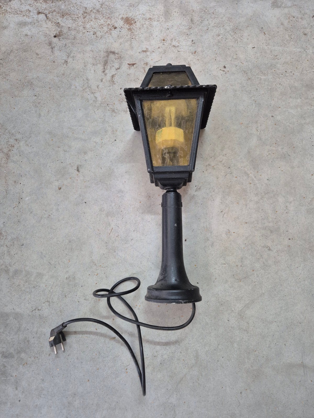 mooie lantaarn kan op paal geplaatst worden, Staande lamp, Ophalen of Verzenden, 50 tot 250 watt, IJzer
