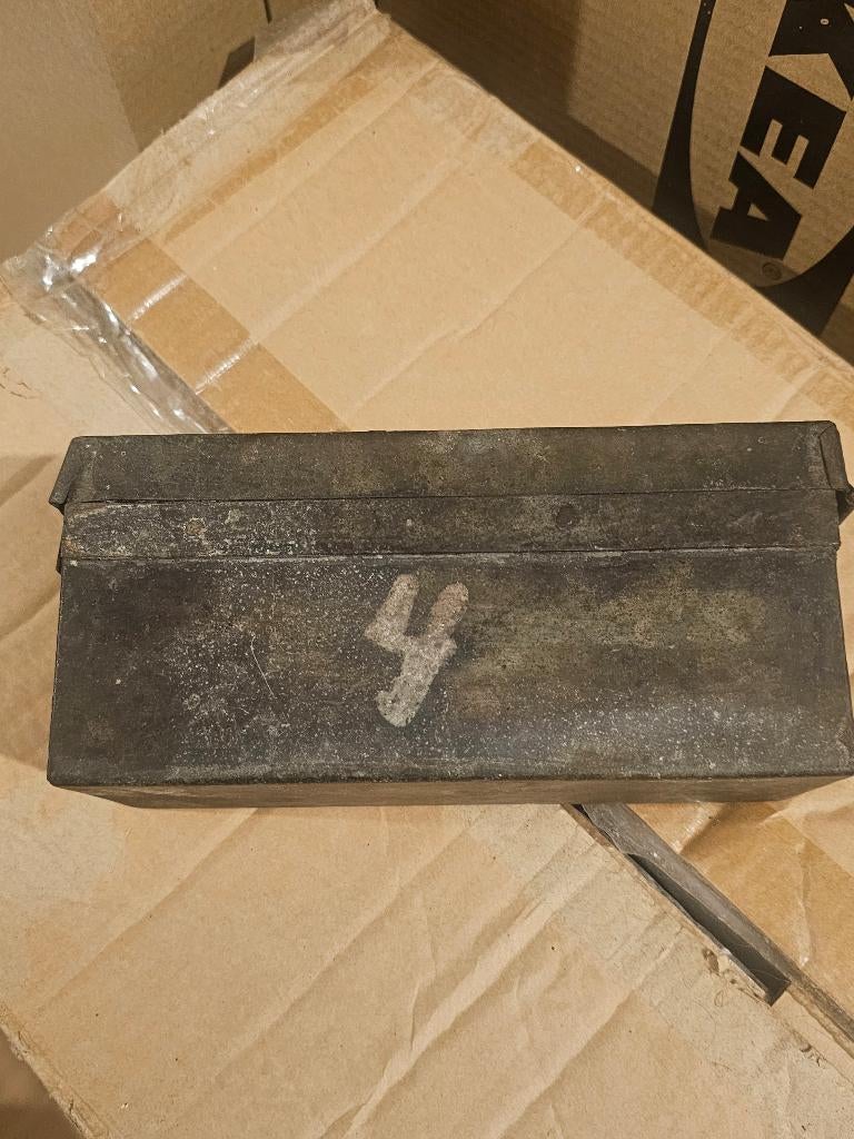 Zeldzaam Duits munitie kistje, Ophalen of Verzenden, Landmacht, Duitsland, Kist of Geocache
