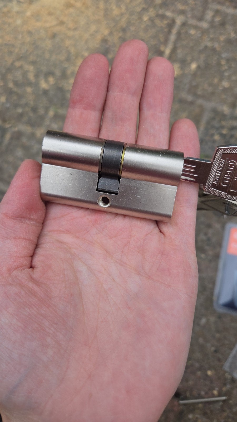 Nemef SKG Cilinder 30/30mm NF3plus met patent, Ophalen of Verzenden, Rvs, Slot