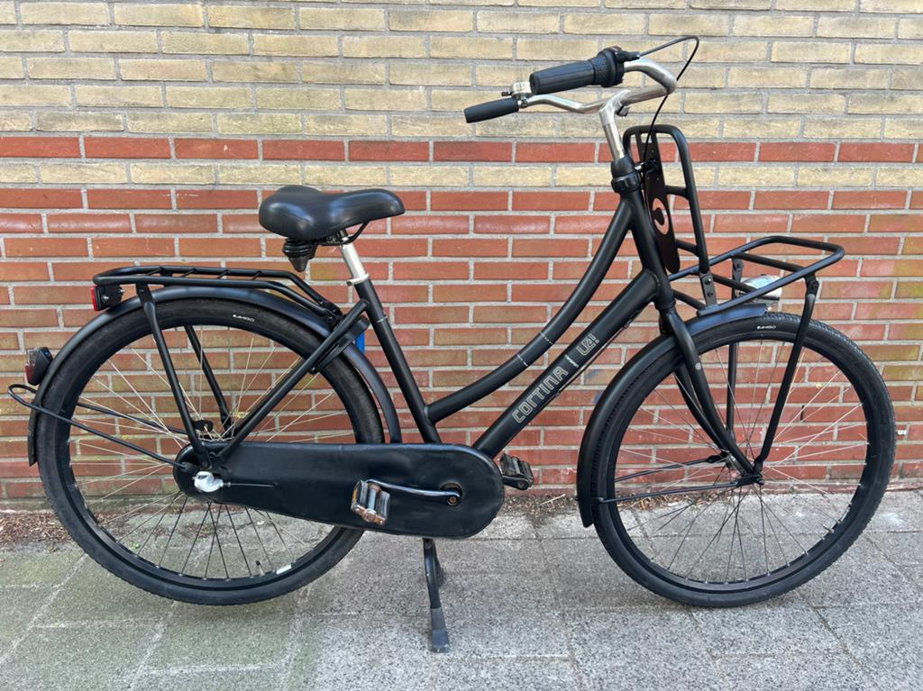 Cortina u4 damesfiets 28 inch 3 versnelling, Fietsen en Brommers, Fietsen | Dames | Damesfietsen, Terugtraprem, Versnellingen