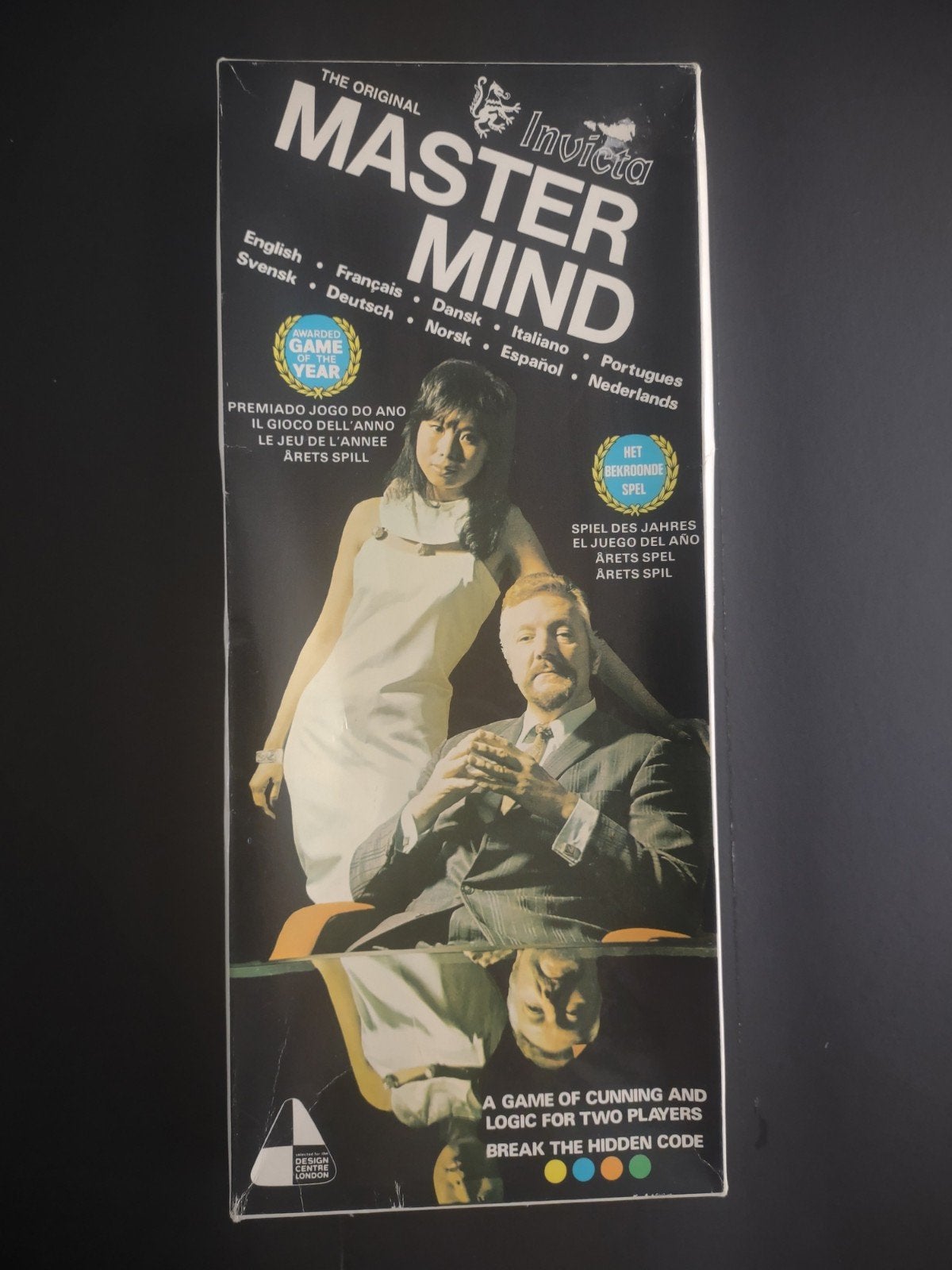Mastermind - Invicta, Hobby en Vrije tijd, Gezelschapsspellen | Bordspellen, Een of twee spelers, Ophalen of Verzenden, Gebruikt