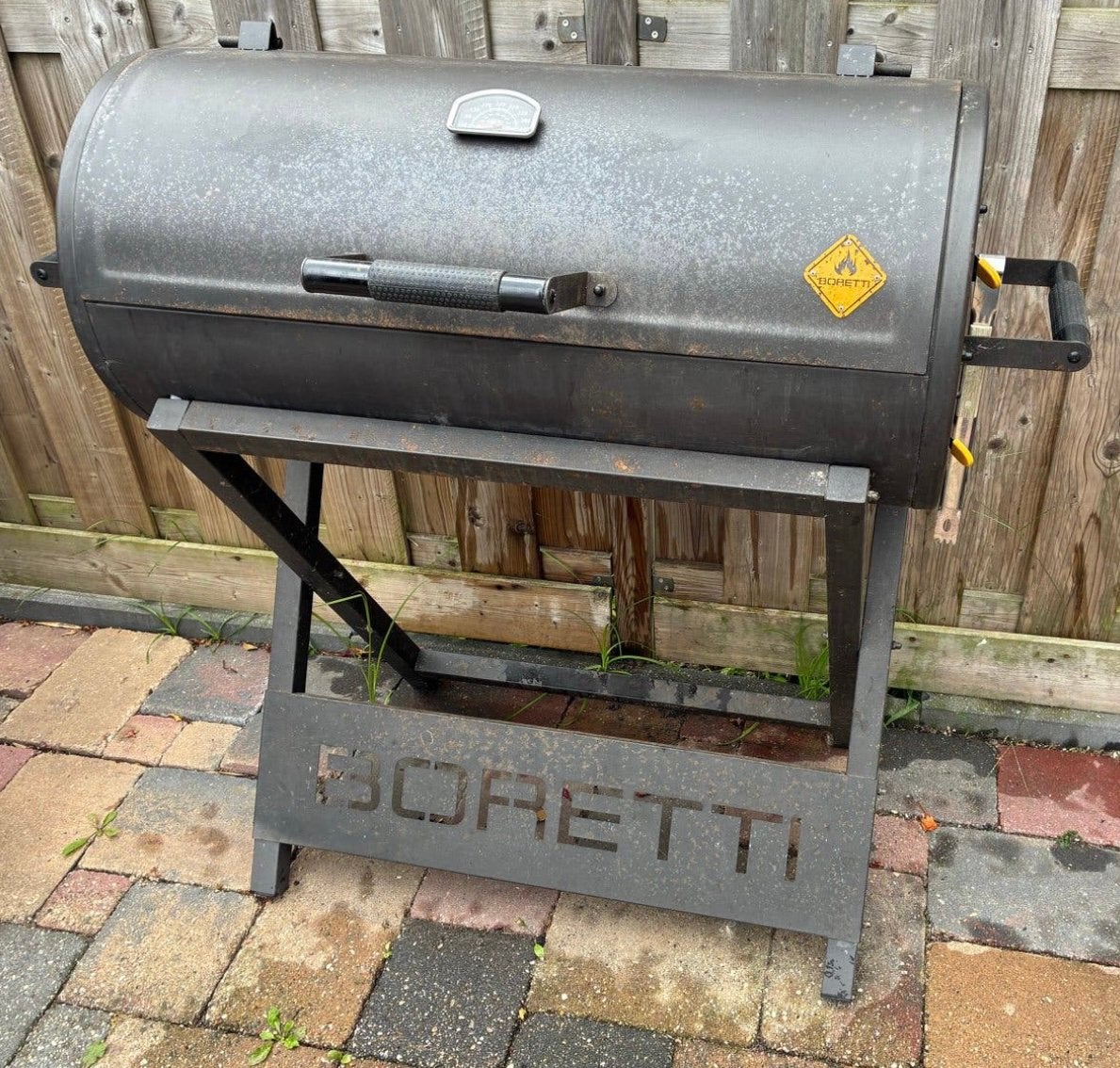 Boretti BBQ, Ophalen, Gebruikt