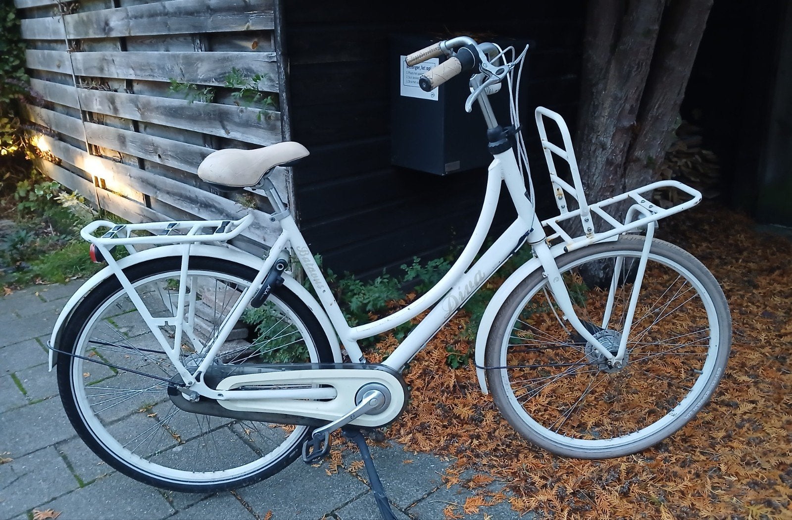 witte dames batavus diva, Fietsen en Brommers, Ophalen, Gebruikt, Batavus, Versnellingen