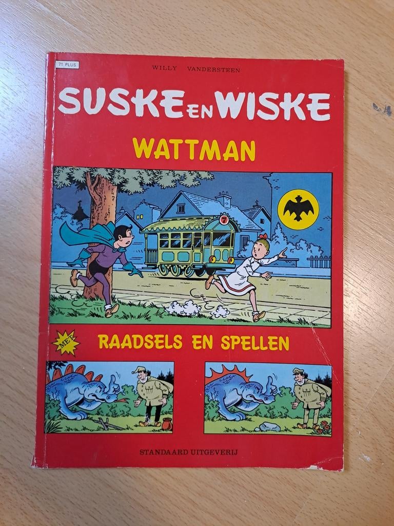 Suske en Wiske - Wattman (met raadsels en spellen), Eén stripboek, Ophalen of Verzenden, Gelezen